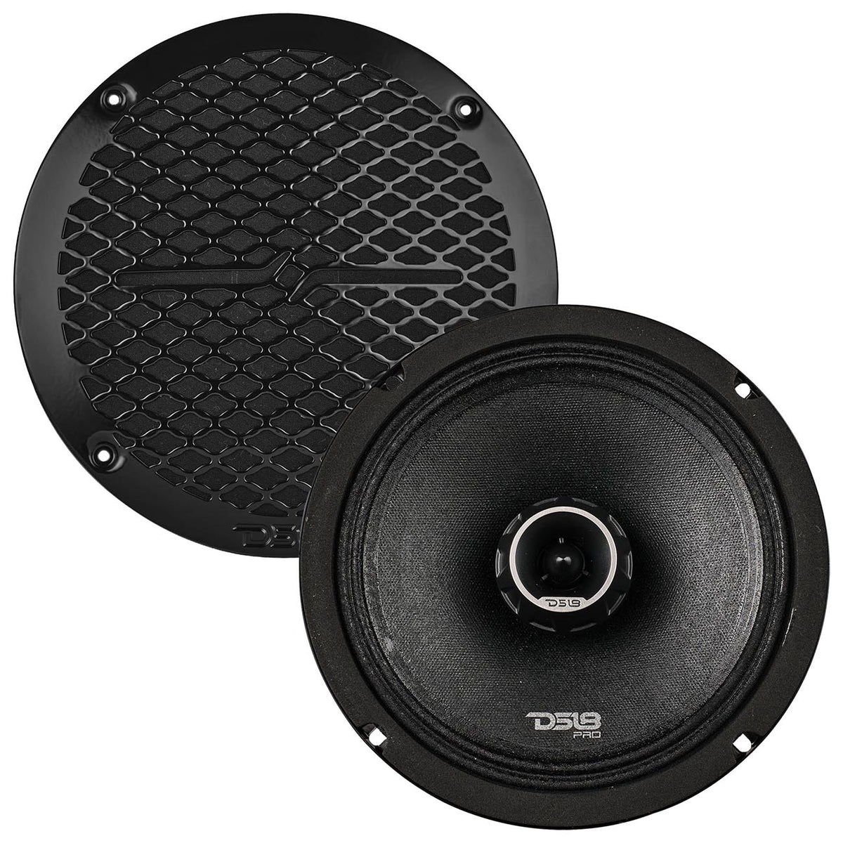 DS18 8" 2-Way Midrange Speaker, 275W RMS/550W Max, 4 Ohm (Sold Each)