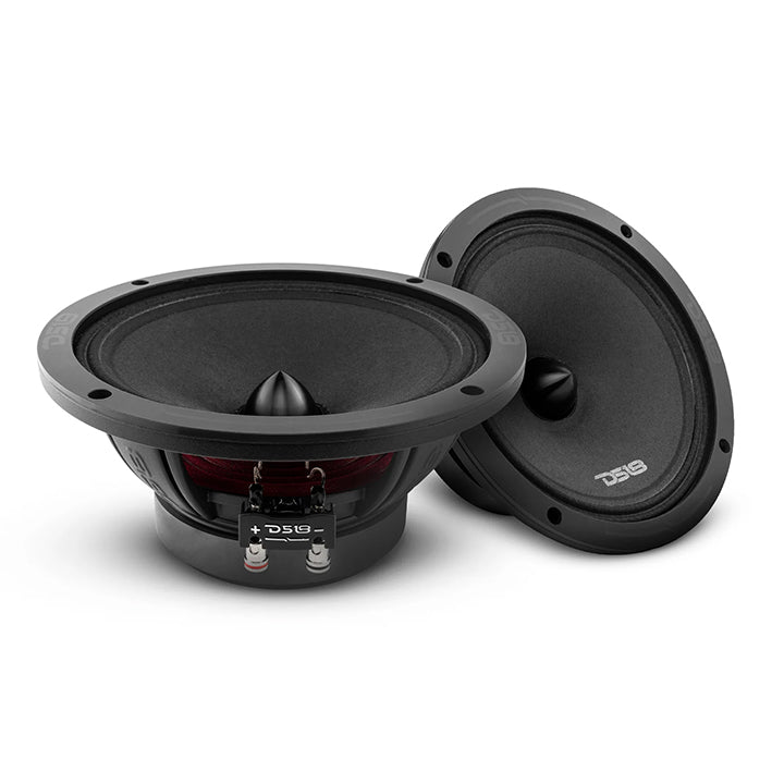 DS18 8" Midrange Loudspeaker with Bullet, 350W RMS / 700W Max, 4 Ohm