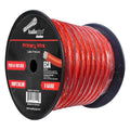 Audiopipe Flexible ECA Power Cable 0 Gauge 100 Foot – Red