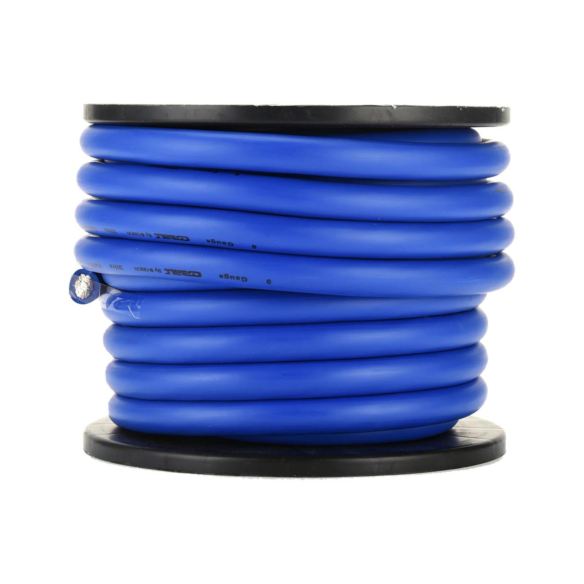 Orion Cobalt 0 Gauge CCA Wire – Blue Jacket (50ft Roll)