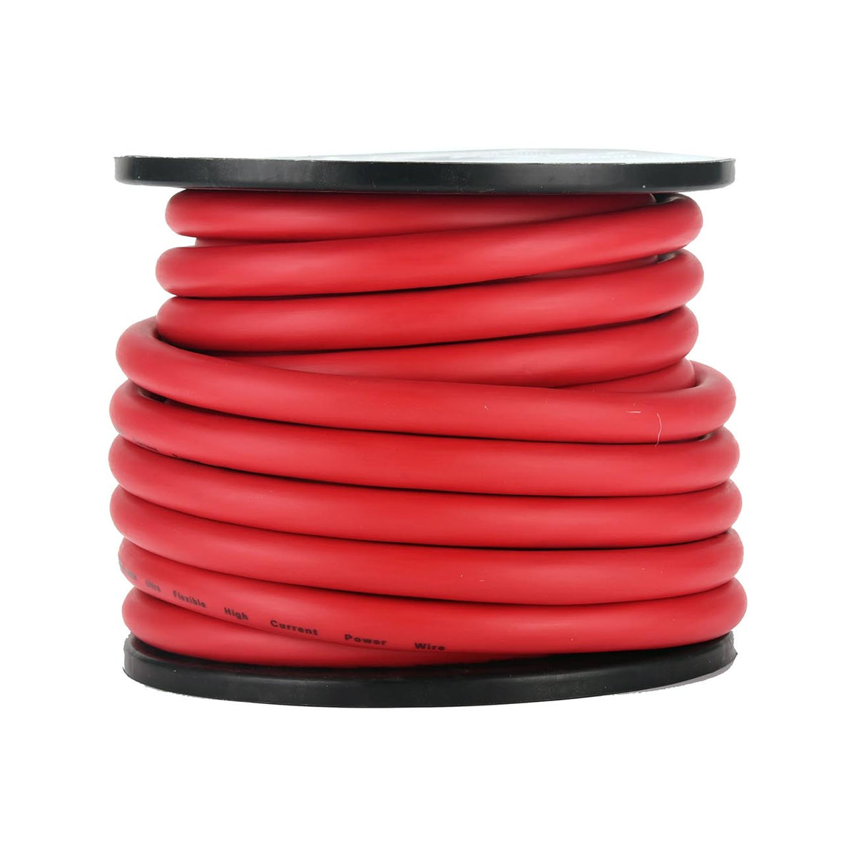 Orion Cobalt 0 Gauge CCA Wire – Red Jacket (50ft Roll)