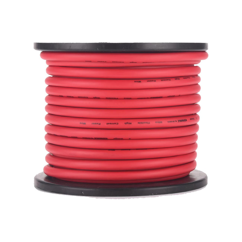 Orion Cobalt 4 Gauge CCA Wire – Red Jacket (100ft Roll)
