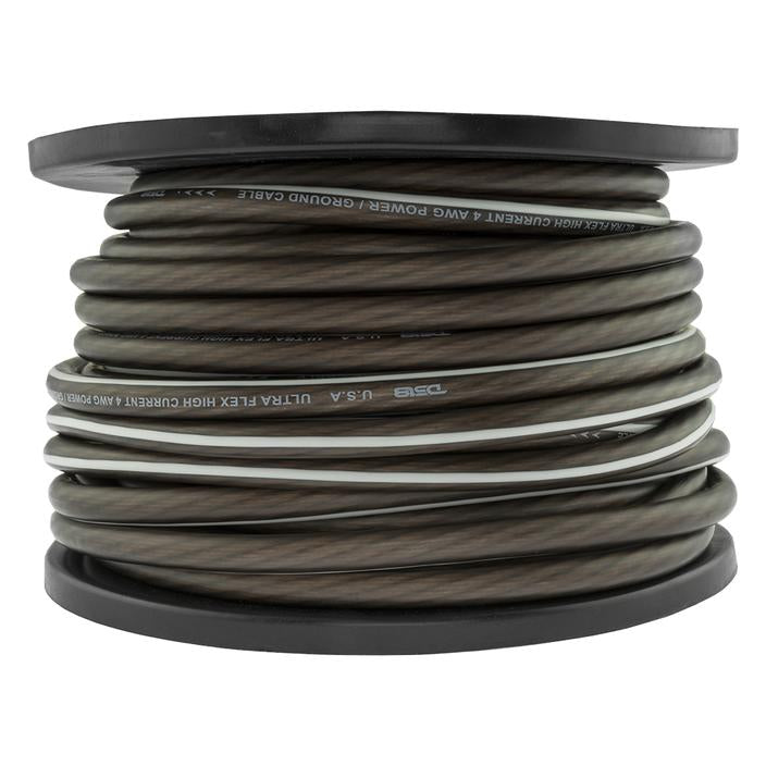 DS18 Ultra Flex CCA Power Wire 4 Gauge 100 Foot – Black