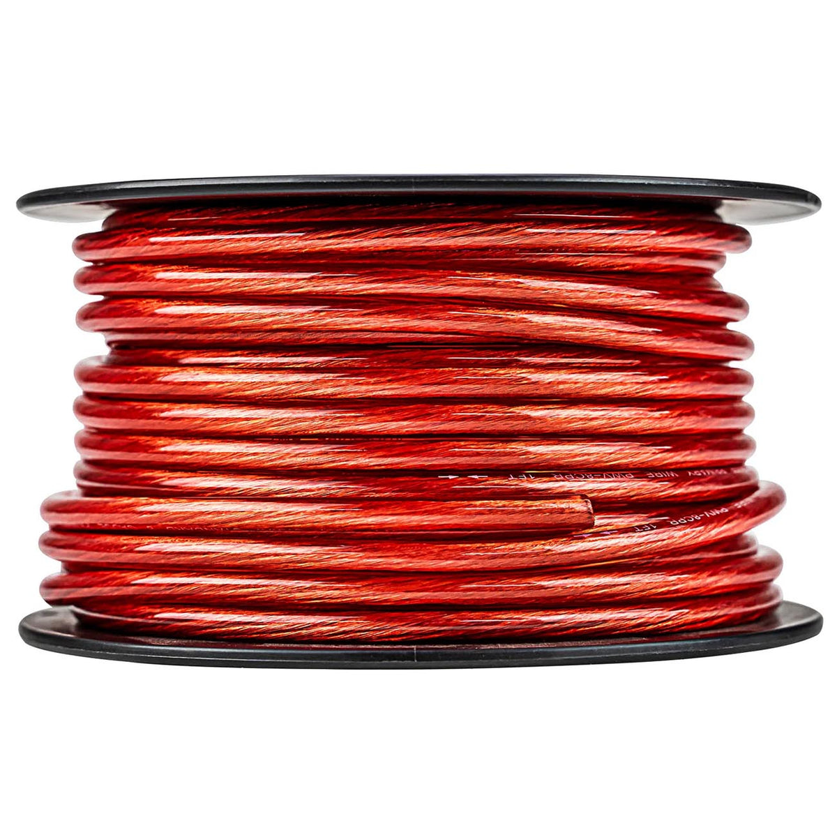 Audiopipe 100% Copper 8 Gauge 100 Foot Roll – RED