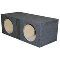 QPower Dual 12" Slot-Ported Empty Woofer Enclosure
