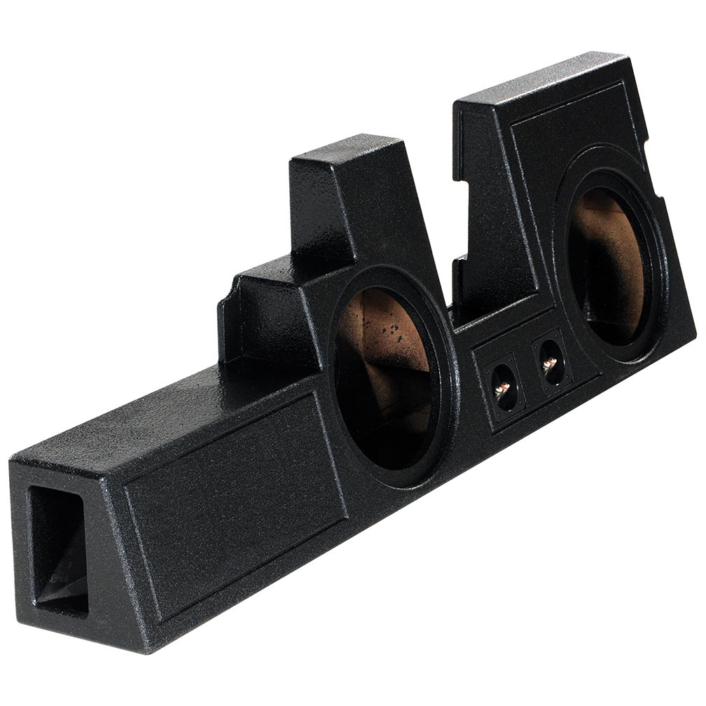 QPower “QBOMB" Ford F-Series Super Duty Crew Cab '00-'16 Dual 10" Vented Empty Woofer Enclosure