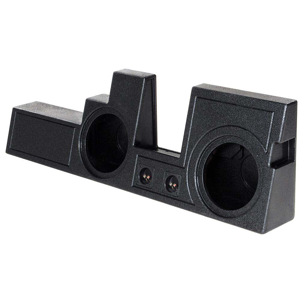 QPower “QBOMB" Ford F-Series Super Duty Crew Cab '00-'16 Dual 12" Vented Empty Woofer Enclosure