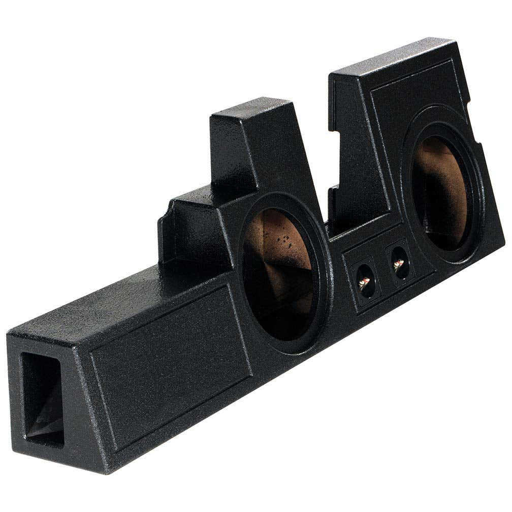 QPower “QBOMB" Ford F-Series Super Duty Crew Cab '00-'16 Dual 12" Vented Empty Woofer Enclosure