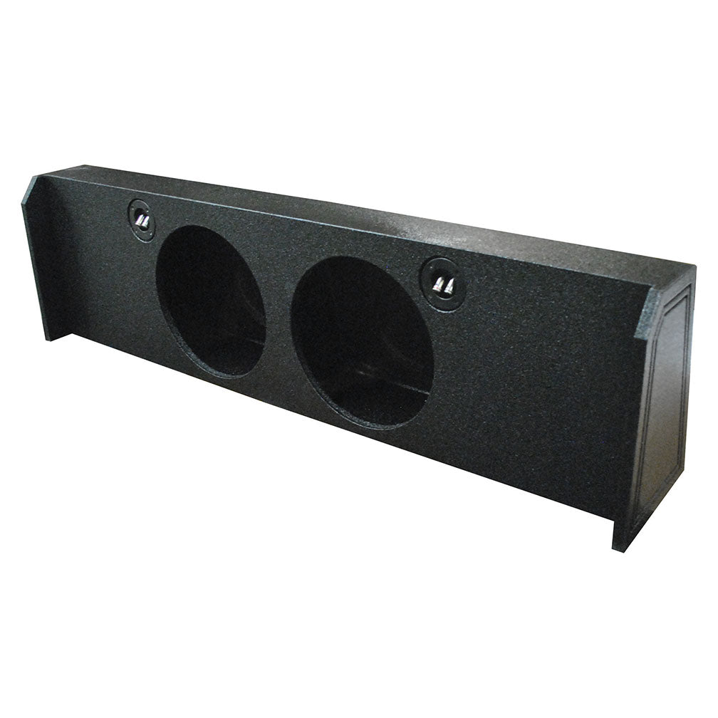 QPower Dual 12" Sealed Empty Woofer Enclosure - '09-'26 Ford F-150 Super Crew and '17-'26 Ford F-250/350 Super Crew
