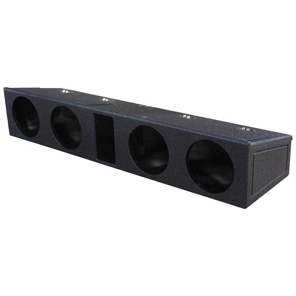 QPower “QBOMB" Ford F-Series Super Crew '09-'26 Quad 8" Empty Woofer Enclosure