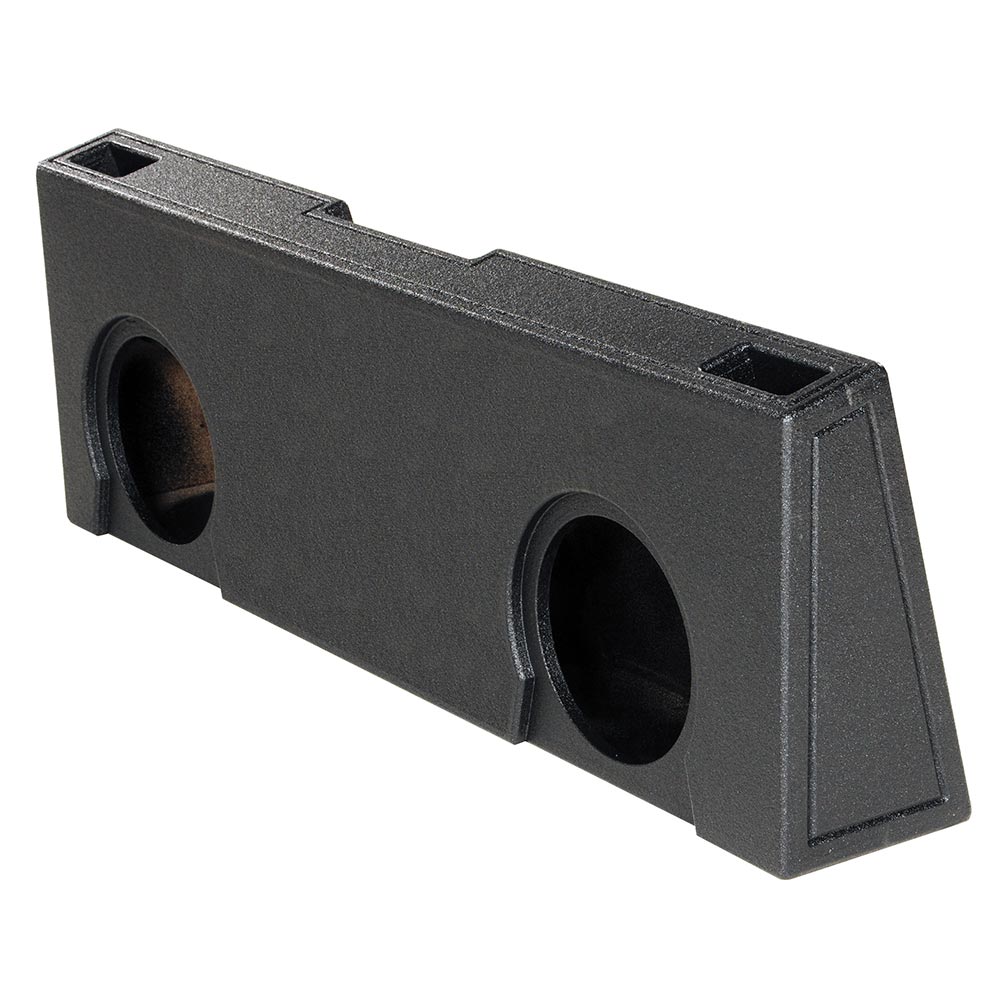 QPower “QBOMB" Chevy/GMC Crew Cab '07-'13 Dual 10" Vented Empty Woofer Enclosure