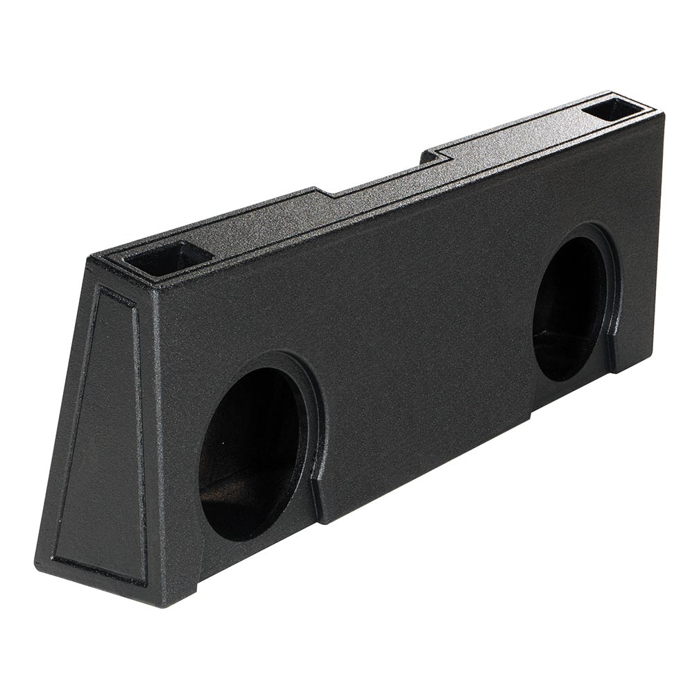 QPower “QBOMB" Chevy/GMC Crew Cab '07-'13 Dual 10" Vented Empty Woofer Enclosure