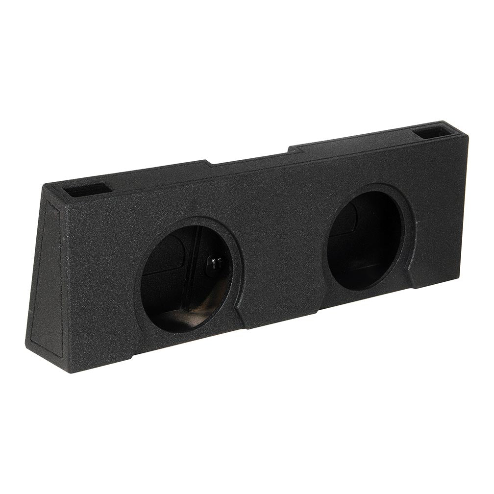 QPower “QBOMB" Chevy/GMC Crew Cab '07-'13 Dual 12" Vented Empty Woofer Enclosure