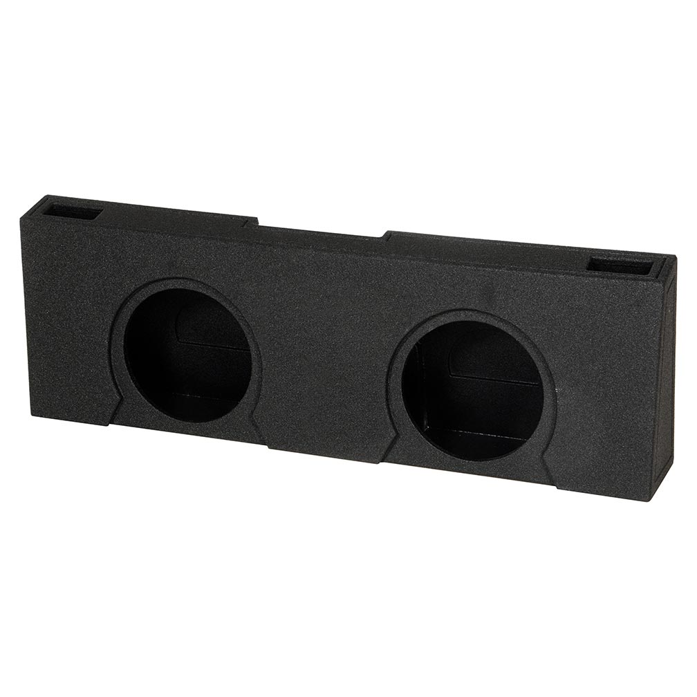 QPower “QBOMB" Chevy/GMC Crew Cab '07-'13 Dual 12" Vented Empty Woofer Enclosure