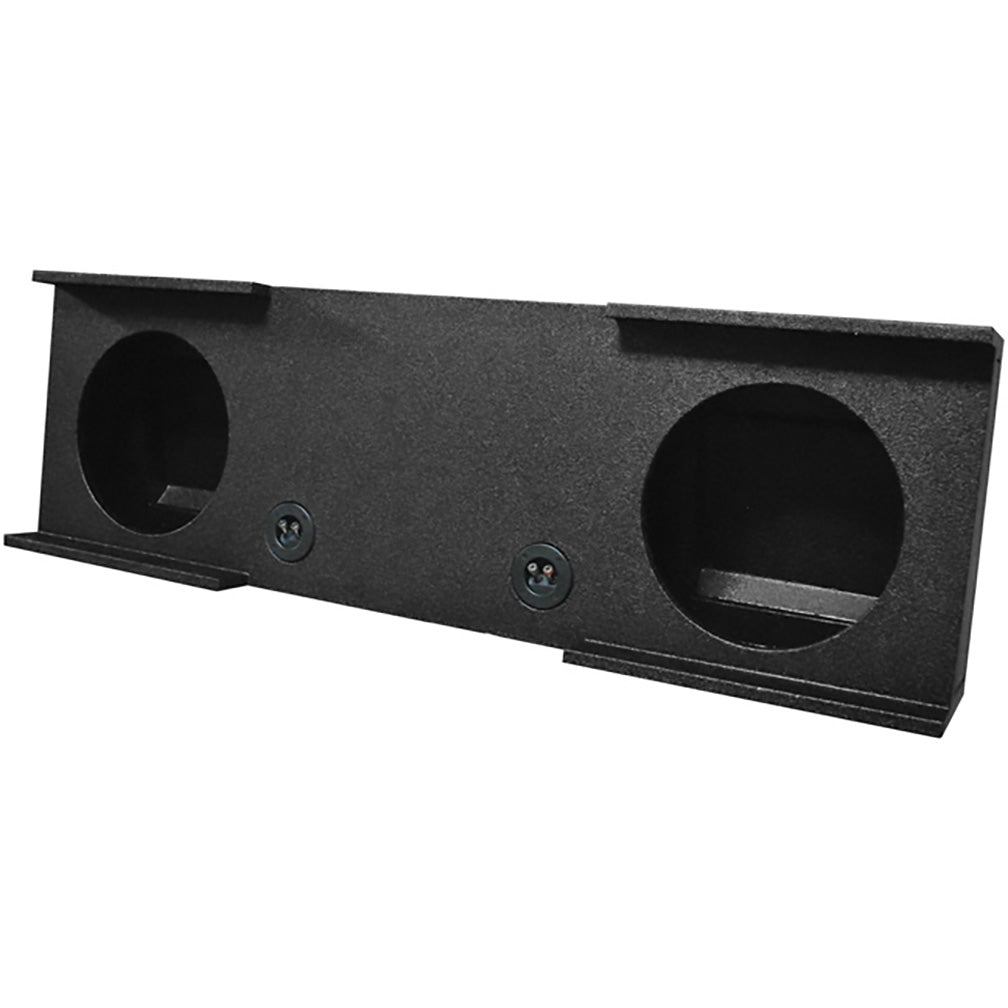 QPower “QBOMB" Chevy/GMC Crew Cab '07-'13 Dual 10" Empty Woofer Enclosure