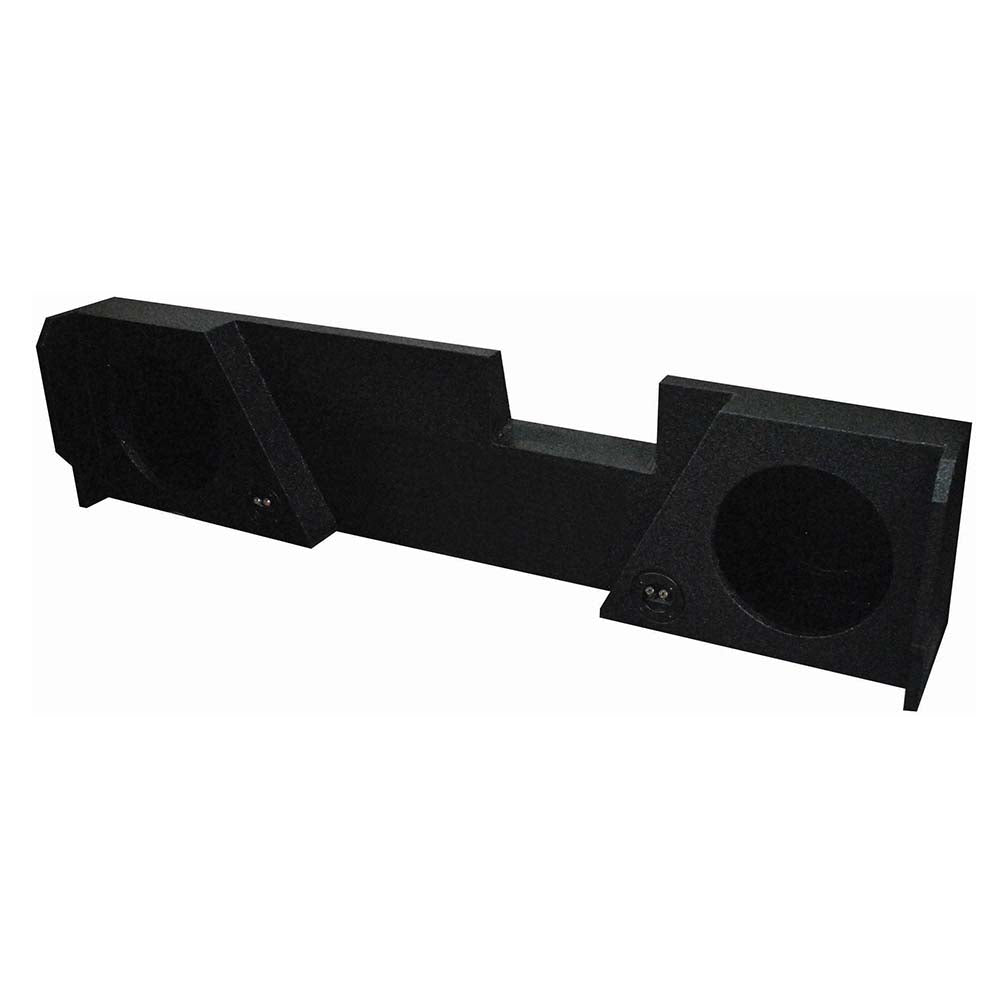 QPower “QBOMB" Chevy/GMC Double Cab '14-'18 Dual 10" Empty Woofer Enclosure