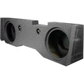QPower “QBOMB" Chevy/GMC Crew Cab '14-'18 Dual 12" Empty Woofer Enclosure