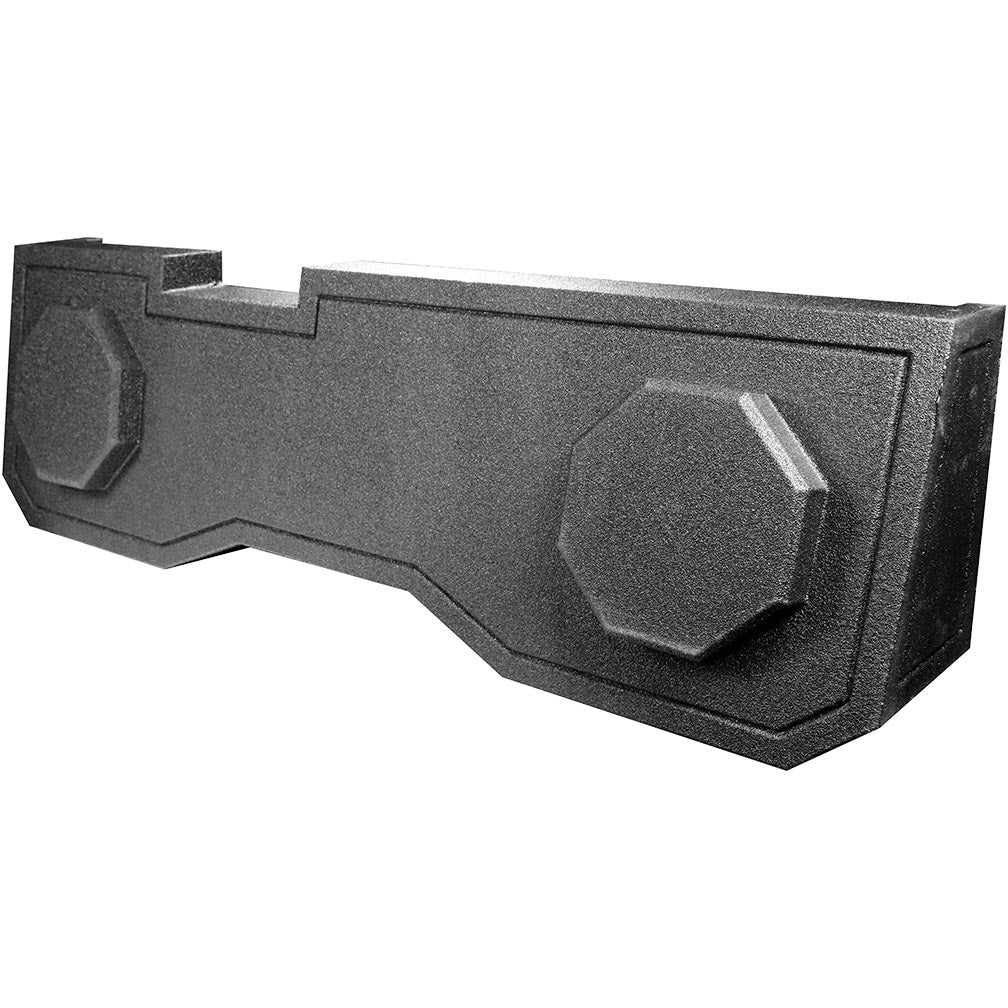 QPower “QBOMB" Chevy/GMC Crew Cab '14-'18 Dual 12" Empty Woofer Enclosure