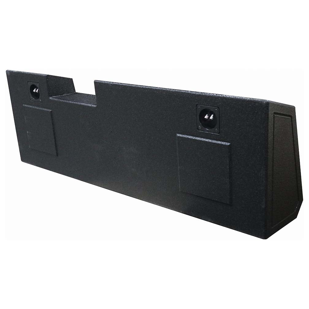 QPower “QBOMB" Chevy/GMC Crew Cab or Double Cab '19-'26 Dual 12" Sealed Woofer Enclosure