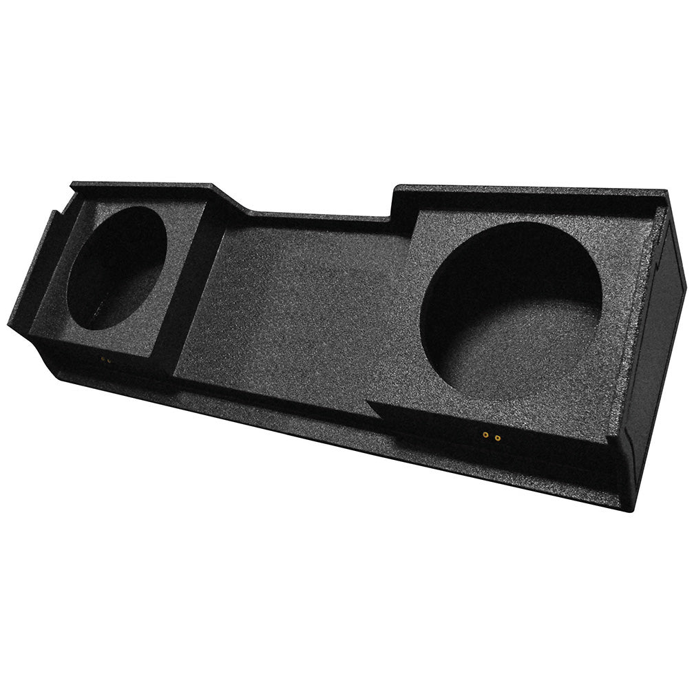 QPower “QBOMB" Chevy/GMC Extended Cab '99-'06 Dual 12" Empty Woofer Box