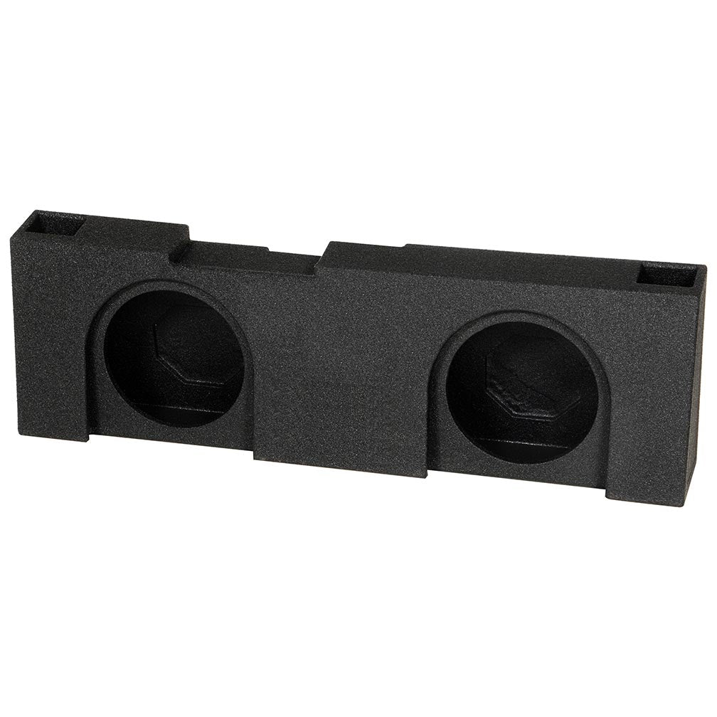 QPower “QBOMB" Chevy/GMC Crew Cab '14-'18 Dual 12" Vented Empty Woofer Enclosure
