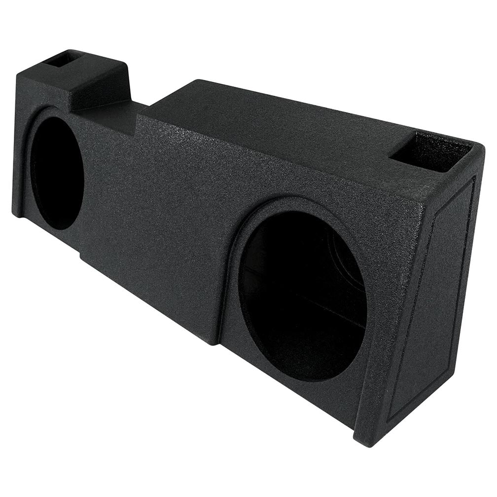 QPower “QBOMB" Chevy/GMC Crew Cab or Double Cab '19-'24 Dual 12" Vented Empty Woofer Enclosure