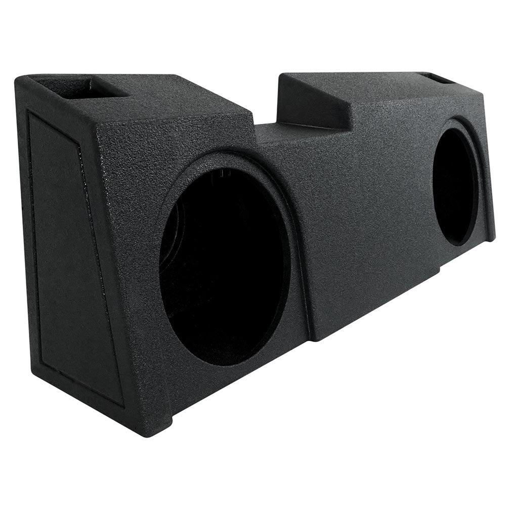 QPower “QBOMB" Chevy/GMC Crew Cab or Double Cab '19-'24 Dual 12" Vented Empty Woofer Enclosure