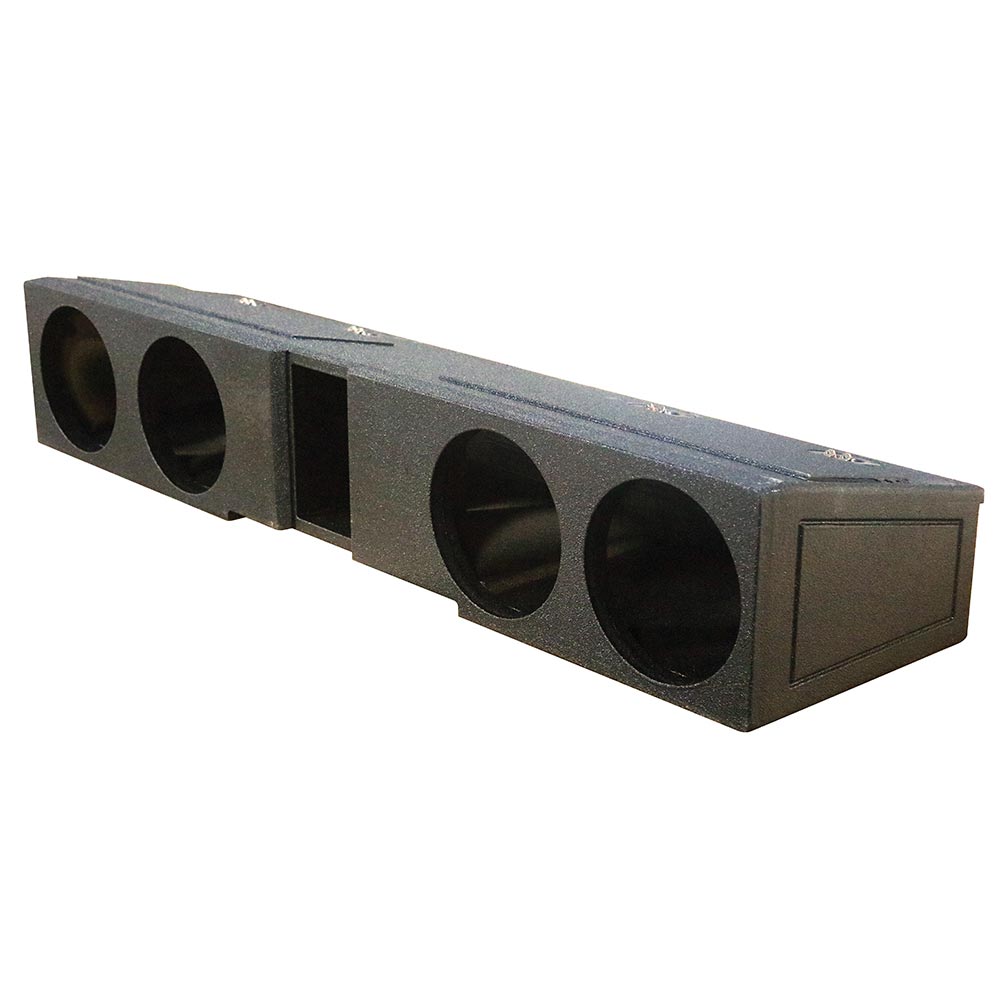 QPower “QBOMB" Chevy/GMC Crew Cab '07-'26 Quad 8" Ported Woofer Enclosure