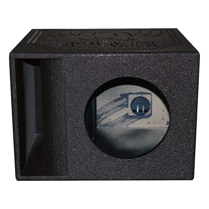 QPower “QBOMB" Single 10" ‘Horn-Ported' Empty Woofer Enclosure