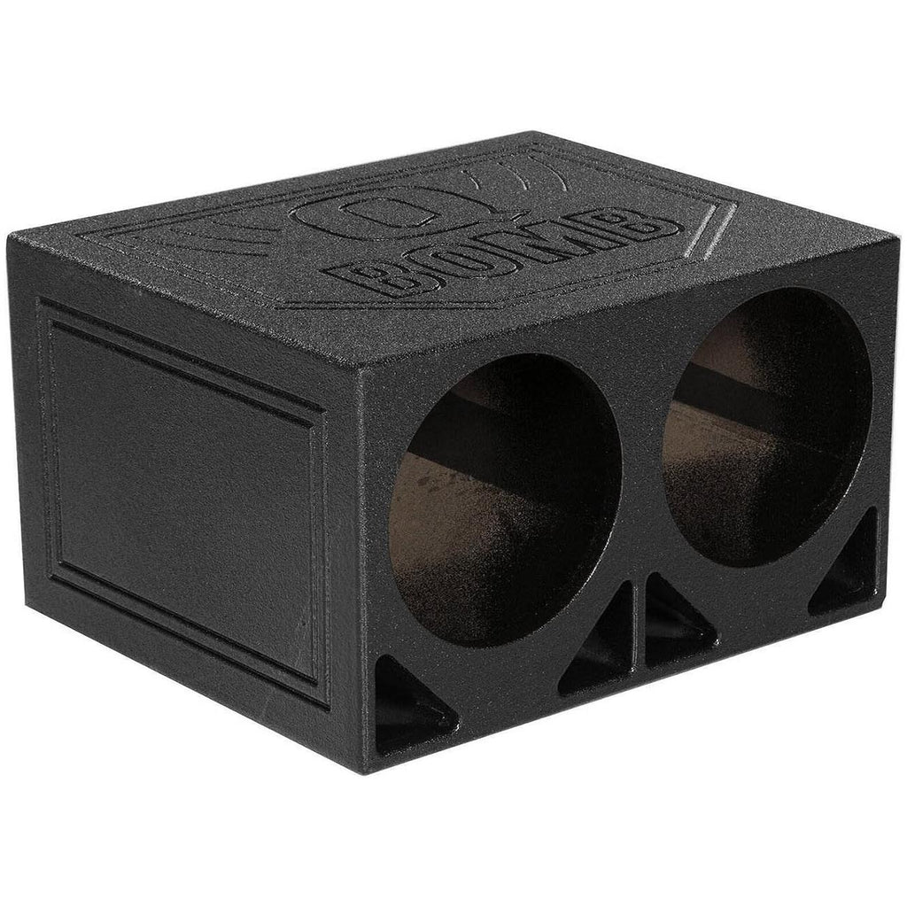 QPower “QBOMB" Dual 10" Turbo-Ported Empty Woofer Enclosure