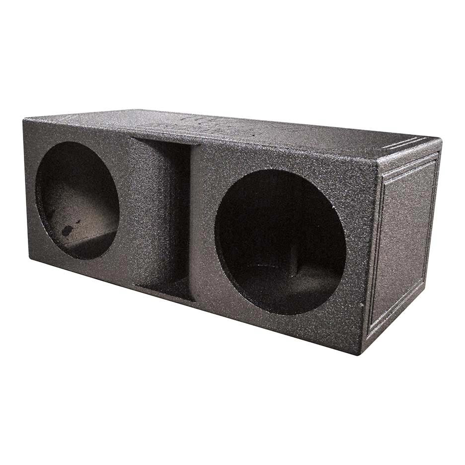QPower “QBOMB" Dual 12" Horn-Ported Empty Woofer Enclosure