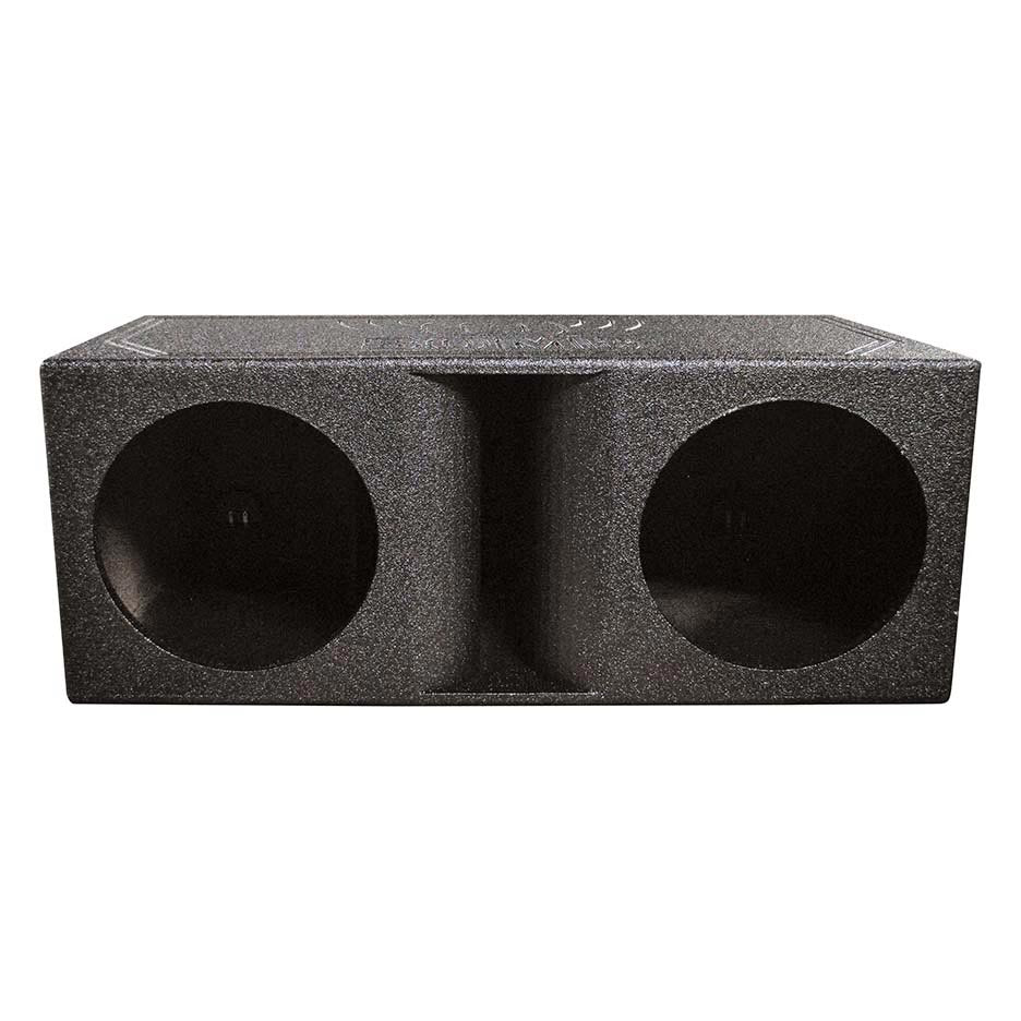 QPower “QBOMB" Dual 12" Horn-Ported Empty Woofer Enclosure