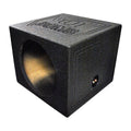 QPower “QBOMB" Single 12" Sealed Empty Square Woofer Enclosure