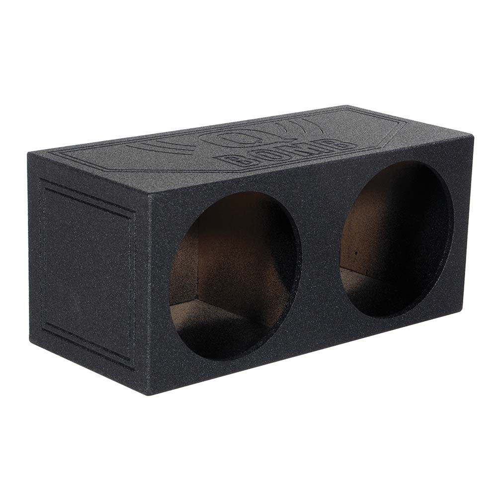 QPower “QBOMB" Dual 12" Sealed Empty Woofer Enclosure