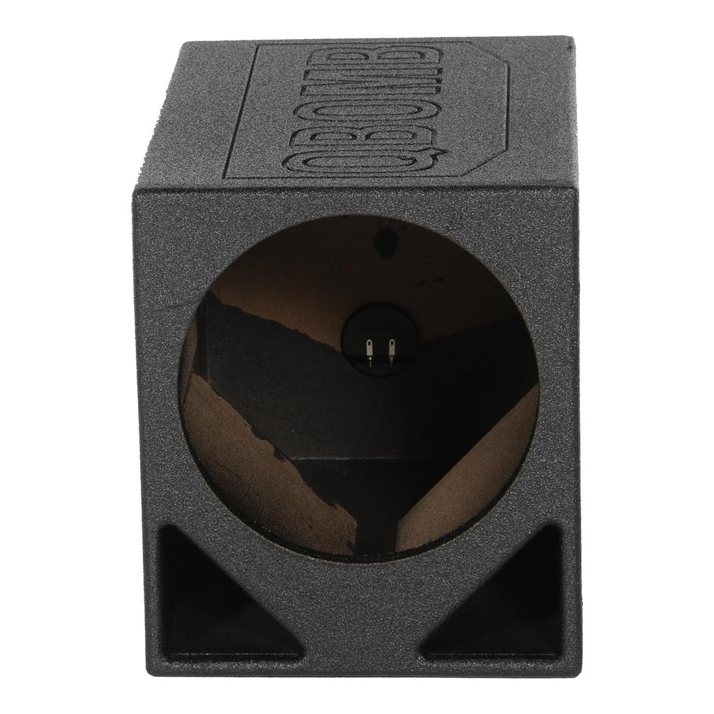QPower “QBOMB" Single 12" Triangle-Ported Empty Woofer Enclosure