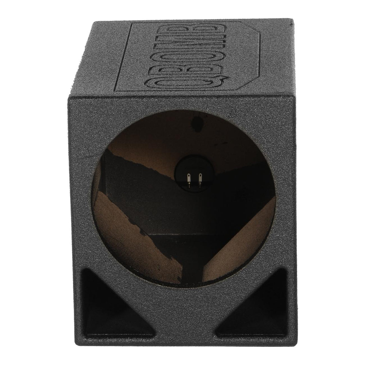 QPower “QBOMB" Single 12" Triangle-Ported Empty Woofer Enclosure