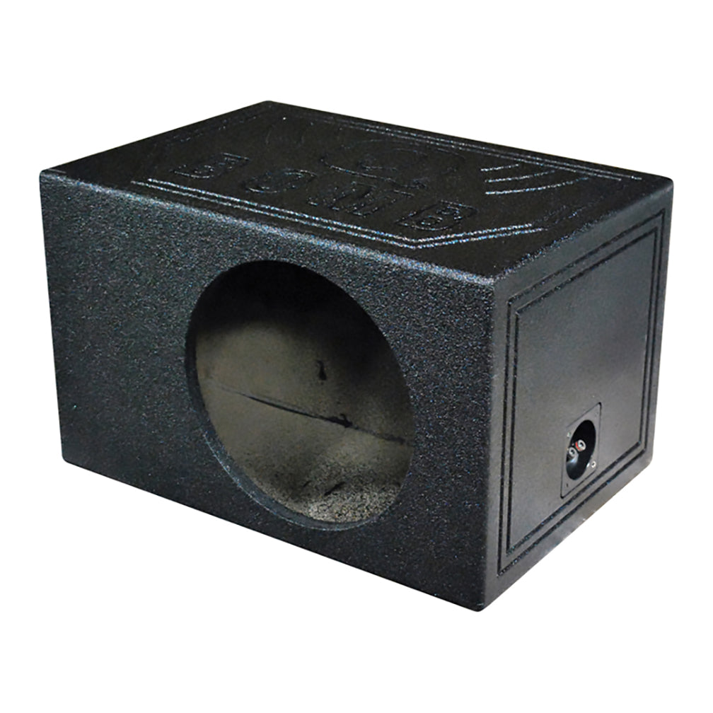 QPower “QBOMB" Single 12" Turbo-Ported Empty Woofer Enclosure