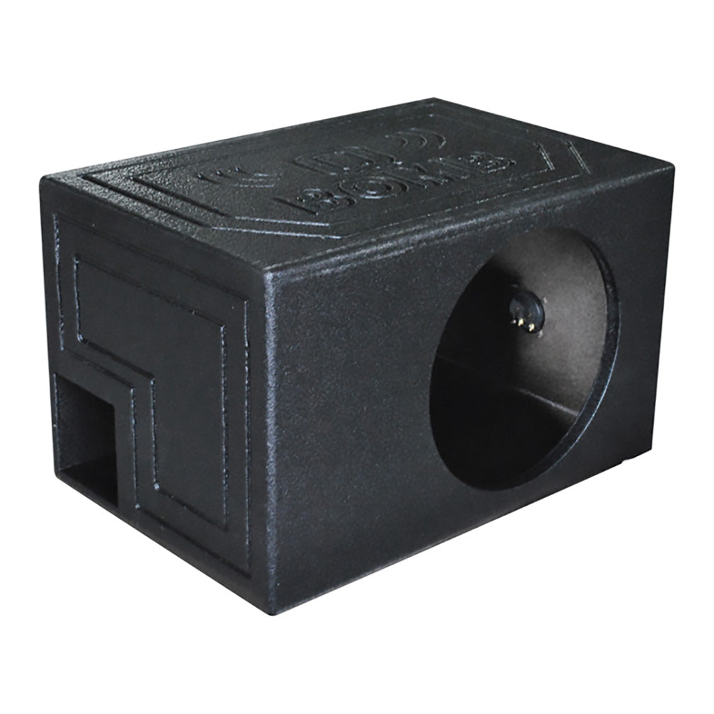 QPower “QBOMB" Single 12" Turbo-Ported Empty Woofer Enclosure