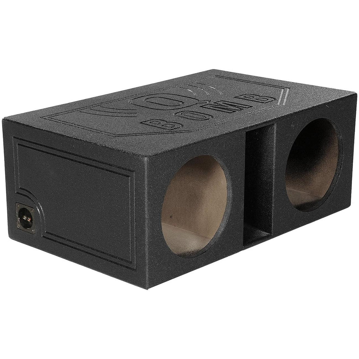 QPower “QBOMB" High SPL Dual 12" Extra Large Slot Ported Empty Woofer Enclosure