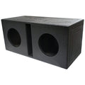 QPower “QBOMB" Dual 8" Slot-Ported Empty Woofer Enclosure