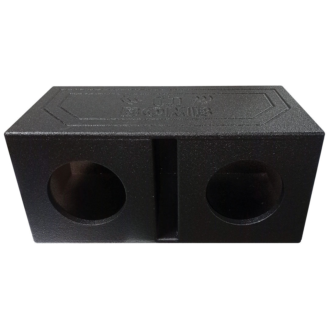 QPower “QBOMB" Dual 8" Slot-Ported Empty Woofer Enclosure