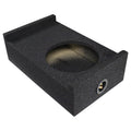 QPower “QBOMB" Single 12" Sealed Downfire or Behind Seat Empty Woofer Enclosure