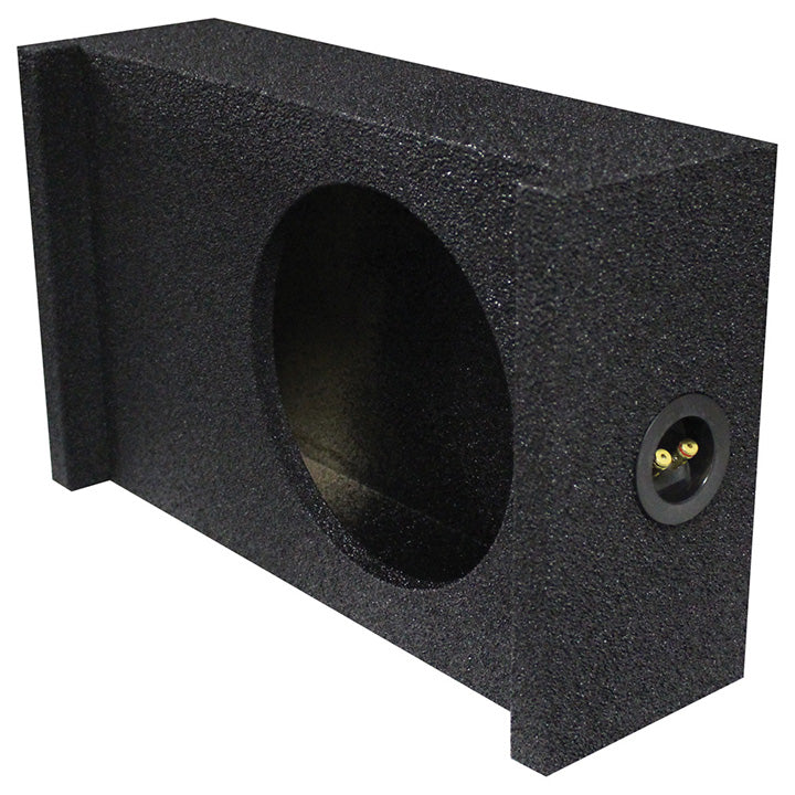 QPower “QBOMB" Single 12" Sealed Downfire or Behind Seat Empty Woofer Enclosure