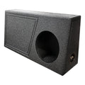 QPower “QBOMB" Single 10" Ported Empty Woofer Enclosure (Behind Seat)