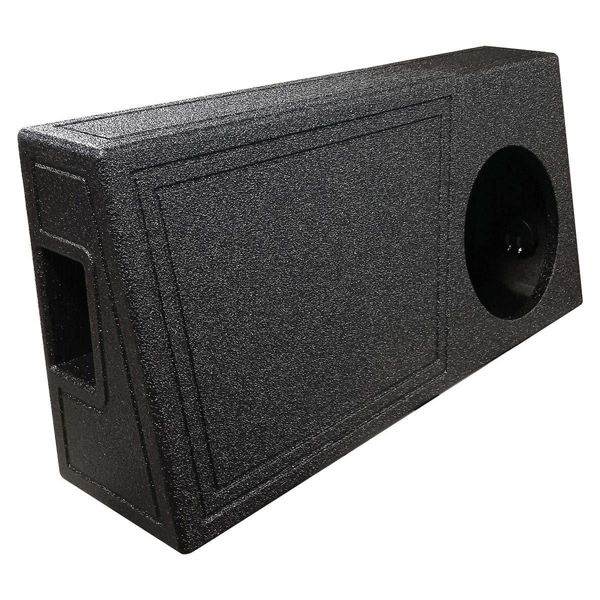 QPower “QBOMB" Single 10" Ported Empty Woofer Enclosure (Behind Seat)