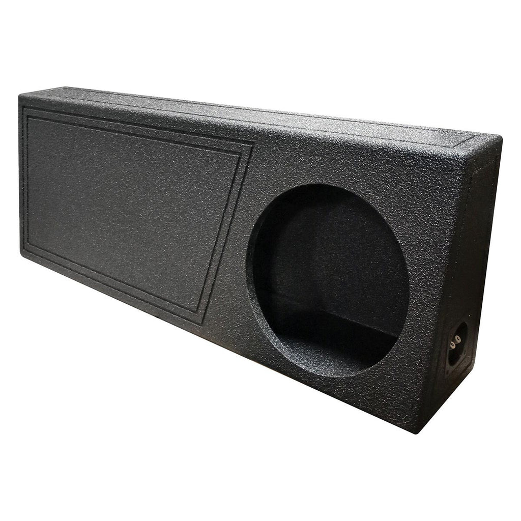 QPower “QBOMB" Single 12" Ported Empty Woofer Enclosure (Behind Seat)