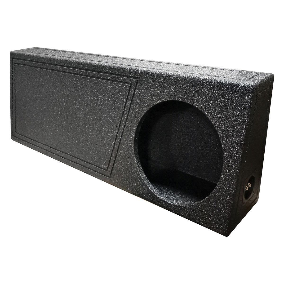 QPower “QBOMB" Single 12" Ported Empty Woofer Enclosure (Behind Seat)