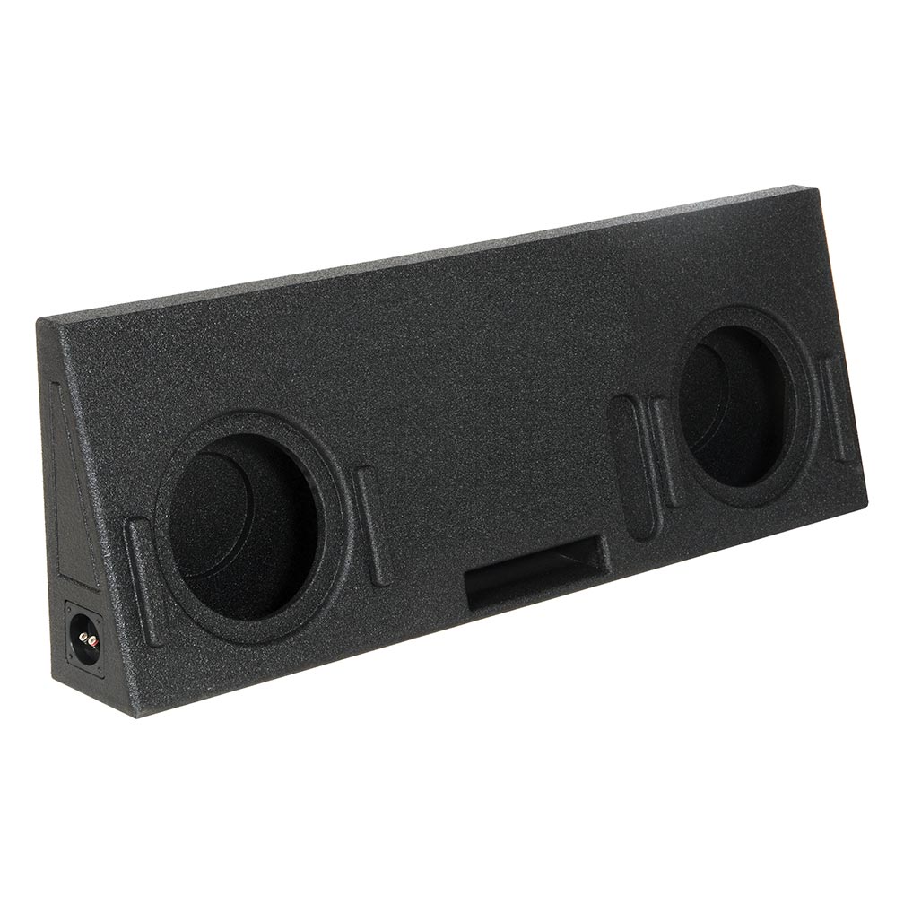 QPower “QBOMB" Toyota Tundra Crew Max Cab '14 -'21 Dual 10" Vented Woofer Enclosure