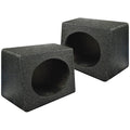 QPower “QBOMB" 6×9" Wedge Style Sealed Empty Speaker Enclosures (Pair)