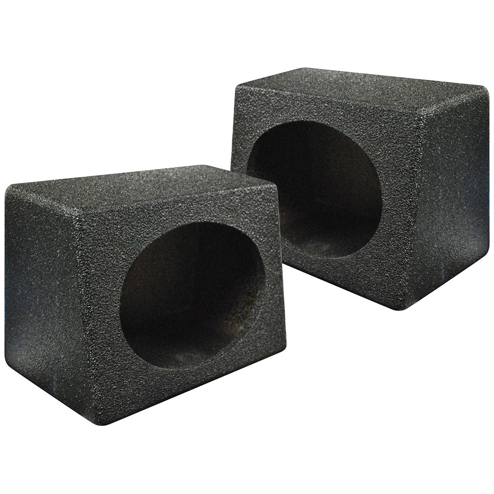 QPower “QBOMB" 6×9" Wedge Style Sealed Empty Speaker Enclosures (Pair)